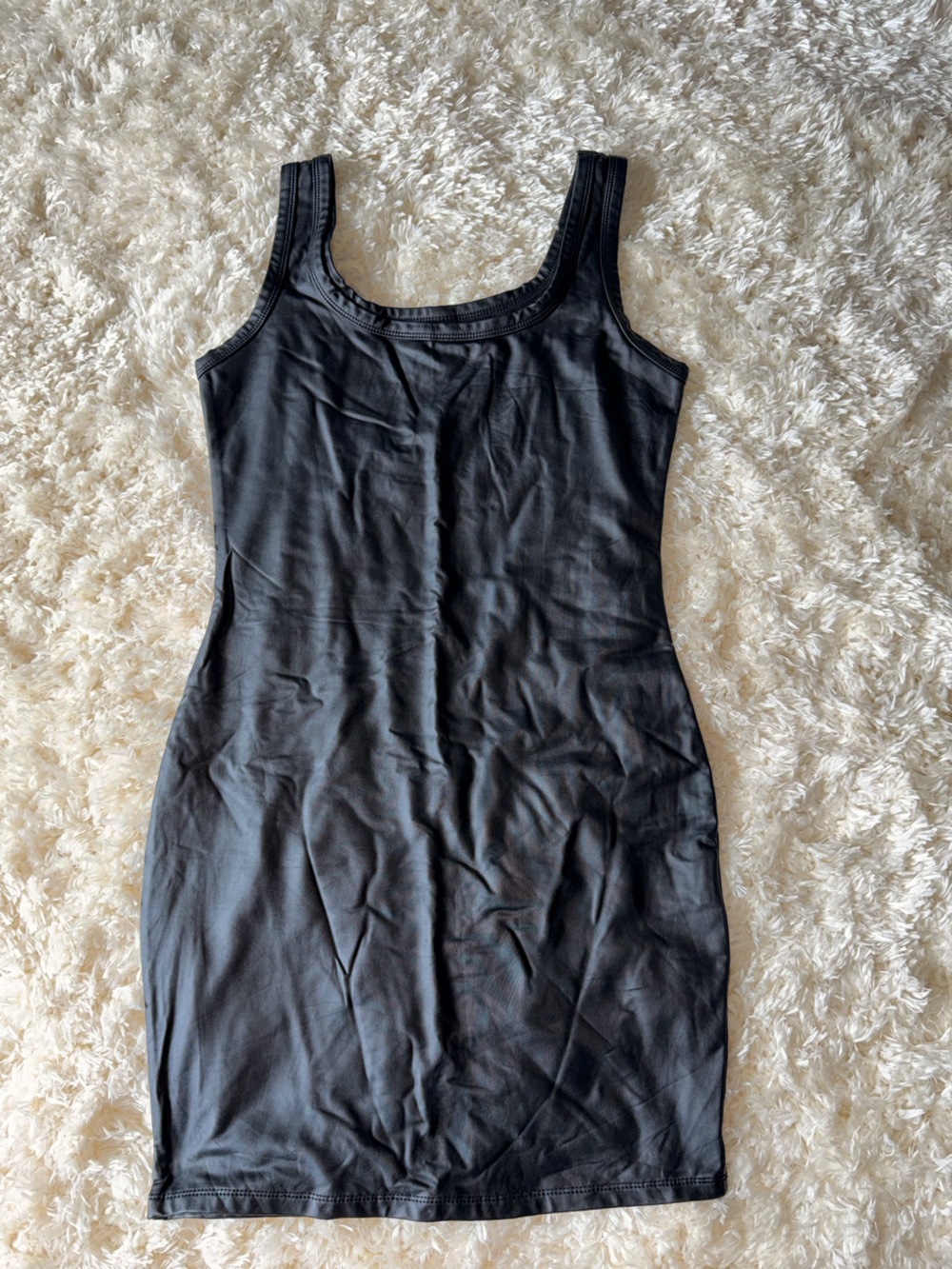 SHEIN Black Sleeveless Bodycon Midi Dress